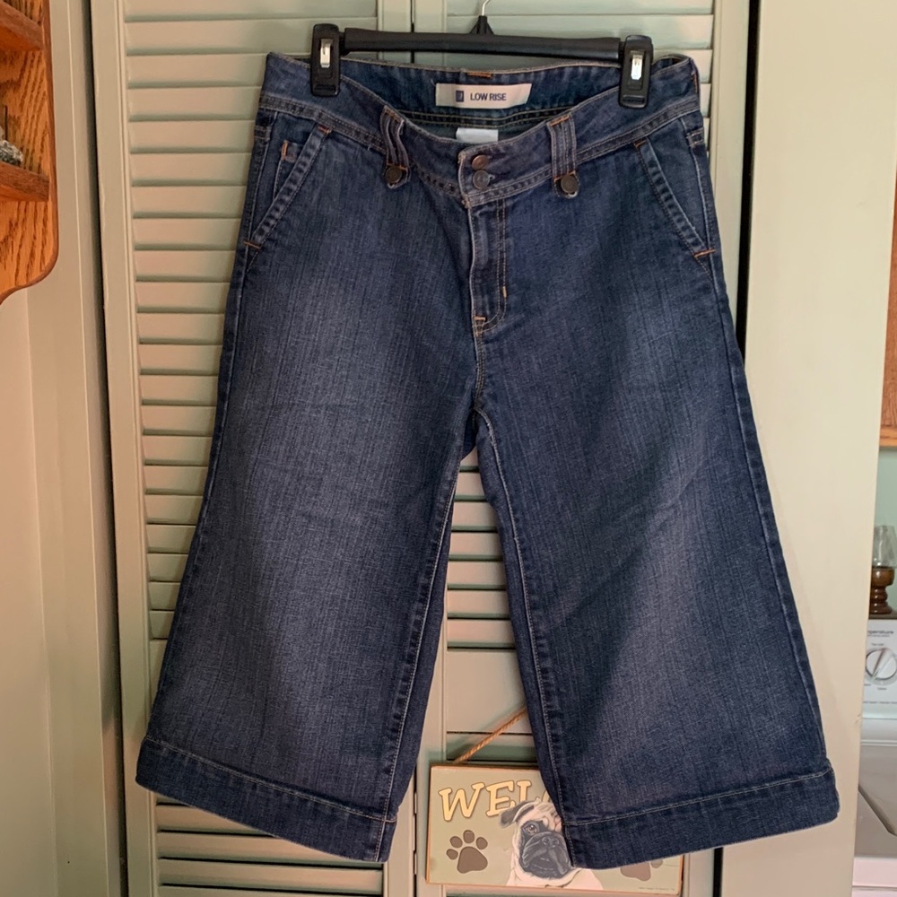 GAP Women's Dark Blue Wide Leg